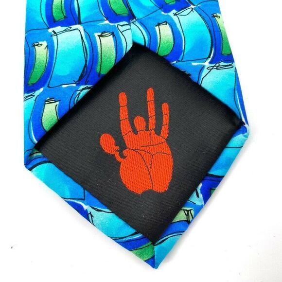 J.Garcia Silk Mens Necktie Virtual Reality Ape Collectors Edition Multicolor... - Picture 5 of 5